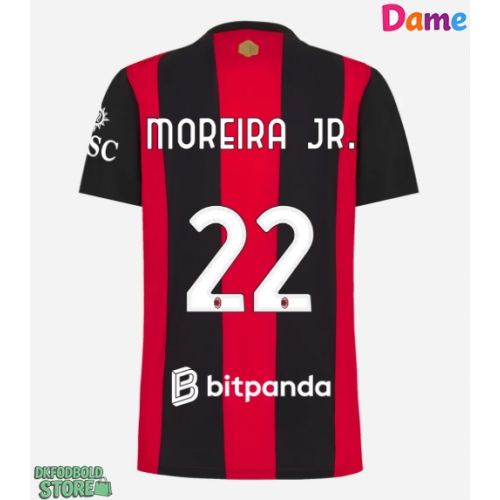 AC Milan Diego Moreira #22 Replika Hjemmebanetrøje Dame 2026-27 Kortærmet